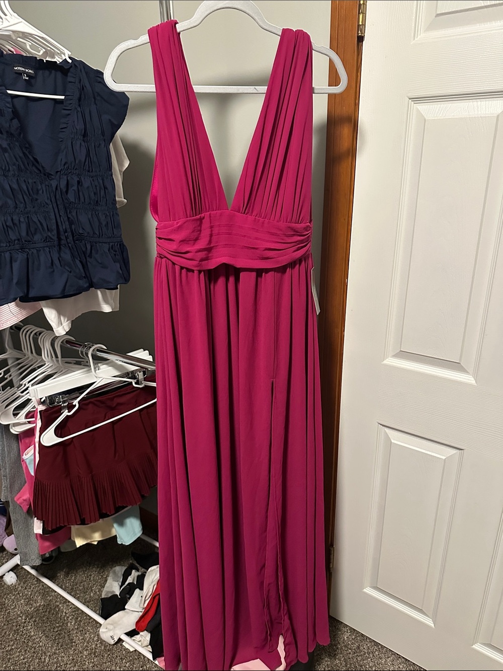 V neck maxi dresss
